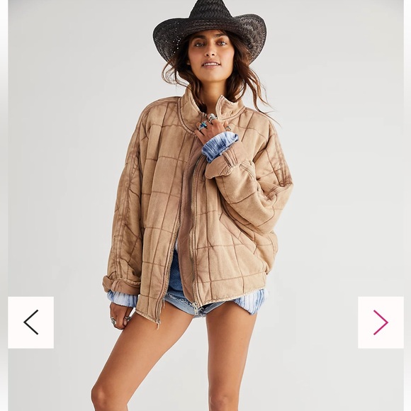 Free People Dolman Quilted Jacket Large - Picture 2 of 3